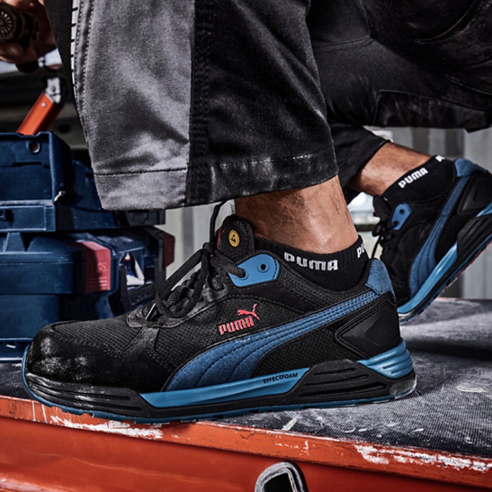 pics/Puma/Frontside blk blue low/puma-644660-frontside-blk-blue-low-safety-shoes-s1p-esd-07.jpg